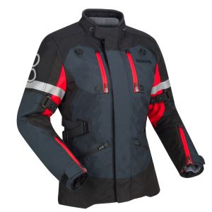 Bering Veste textile femme Lady Halifax noir/anthracite/rouge- T6