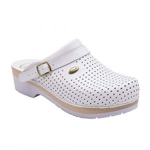 Scholl Gamme Professionnelle Clog SUPERCOMFORT Man Blanc 43