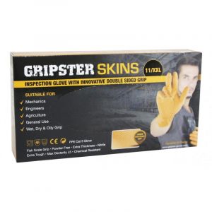 1Tek Tools Gant Grippaz nitrile orange - Boîte de 50 Taille 11