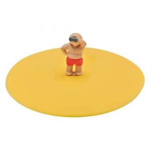 Lurch 210898 Mon couvercle de protection en verre Willy Watch 100% silicone platine de qualité supérieure sans BPA Ø 10,5 cm