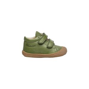 Naturino Chaussures Premiers Pas en Cuir, Vert Olive 19