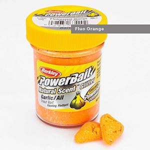 Berkley Trout Bait Garlic Glitter Fluo Orange