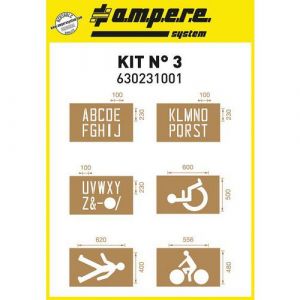 Kit Pochoirs NÂ°3 (6 Planches)