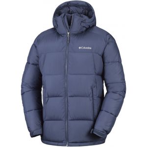 Image de Columbia Veste d'Hiver Imperméable Homme, PIKE LAKE HOODED JACKET, polyester, Bleu (Collegiate Navy), Taille XL, WO0020