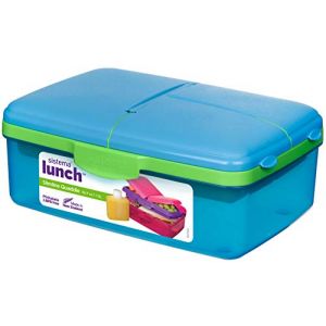 Image de Sistema Lunchbox/Brotdose Quaddie 1,5l+Trinkflasche 23x16,2x9,6cm