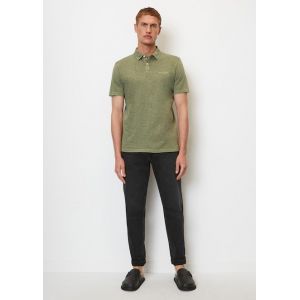 Marc O'Polo Polo ajusté à manches courtes en jersey - Couleur verde - Taille Xl