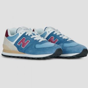 New Balance Baskets 574 bleu clair rouge - 37