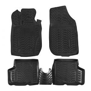 Tapis De Sol En Caoutchouc - J&J AUTOMOTIVE - Dacia 2010-2014 - Antidérapant - Sur Mesure - TPE Non Toxique