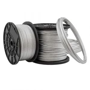 DQ-PP C&acirc;ble acier galvanis&eacute; 6x19 3mm 100m treuil