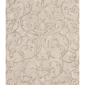 Rasch Papier peint intissé 651614 - Motif baroque - Beige et marron - 10,05 x 0,53 m (L x l)