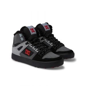 DC Shoes Pure High-Top Wc Winter Homme Baskets Gris Noir - 44