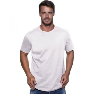 Tee Shirt Homme Jhk Blanc 100% Coton