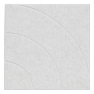 Atmosphera Lot de 4 panneaux d&eacute;coratifs Feutrine gris 30x30cm cr&eacute;ateur d'int&eacute;rieur
