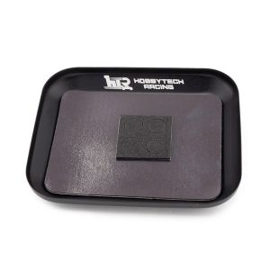 Hobby Tech Plateau magnetique en aluminium NOIR (105x85mm)