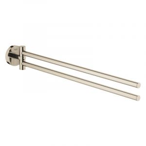 Grohe Porte-serviettes double barre nickel brillant Essentials