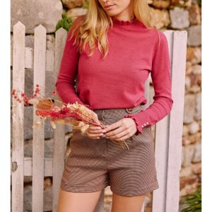 Short imprimé à carreaux SHAWY