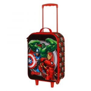 Karactermania Valise Trolley Soft 3D - Marvel Avengers Almighty - Rouge - Taille Unique