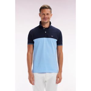 Eden Park Polo bicolore signature en coton piqu&eacute;