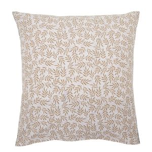 Origin Taie d'oreiller en lyocell bleu et beige 50x70