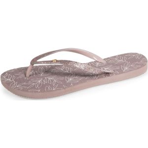 Isotoner Chaussures Tongsconfortable imprimé et tiges à paillettes