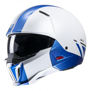 HJC Casque jet i20 Batol blanc/bleu mat- XL