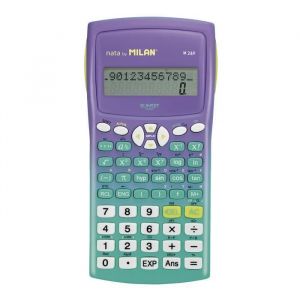 Blister calculatrice scientifique 240 fonctions, Sunset lilas-turquoise