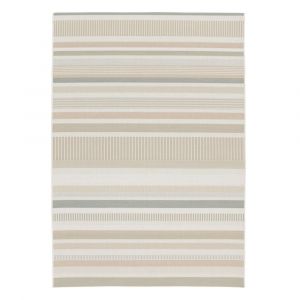Sweeek Tapis intérieur/extérieur vintage motif linéaire beige crème gris Gary 160x230cm