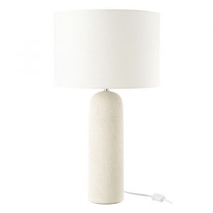 Lampe Sur Pied En Terre Cuite Et Lin
