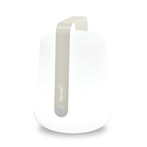 Image de Fermob Lampe sans fil Balad Large LED / H 38 cm - Recharge USB gris en mati&egrave;re plastique