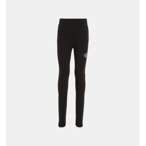 Calvin Klein Legging ajust&eacute; coton stretch monogramme Noir - Couleur Noir - Taille 14-16 ans