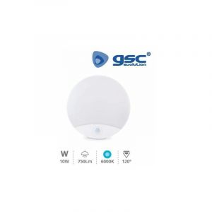Applique Murale Led Avec Capteur 10w 6000k + Éclairage De Secours Gsc 000704716
