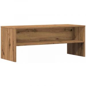 VidaXL Meuble tv chêne artisanal 100x40x40 cm bois d'ingénierie
