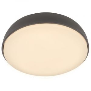 BRILONER - Plafonnier LED avec lumi&egrave;re blanc chaud, 10W, 1200lm, salon, chambre, luminaire plafonnier, cuisine, 28,5x7,6 cm, anthracite