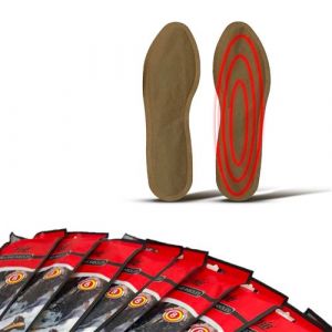 10 Paires Chauffe Pieds FISHTEC Tailles 40 &Agrave; 43 Chaleur 8 h Ultra Minces Confortables Textile Non Tiss&eacute; 25x7.5 cm