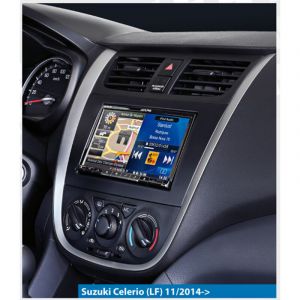 Acv Adaptateur de fa&ccedil;ade 2-DIN Suzuki Celerio 2014->