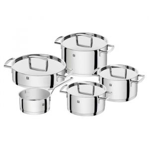 Image de Zwilling Batterie de Cuisine, Acier Inoxydable, Gris Brillant, Ø 16 cm, Ø 20 cm, Ø 24 cm, Ø 28 cm