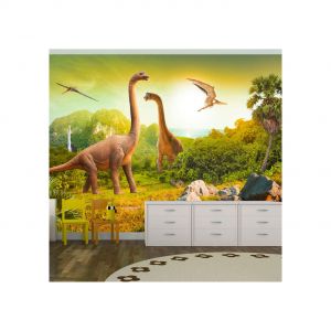 Image de Artgeist Papier Peint Dinosaurs - Dimension - 350x245