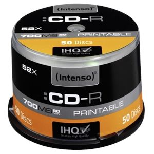 Intenso 1801125 - 50 x CD-R 700 Mo 52x spindle