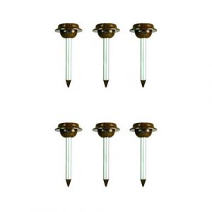 Weitech Pack 6x répulsifs solaires antiserpent lézar jardin repousse serpent