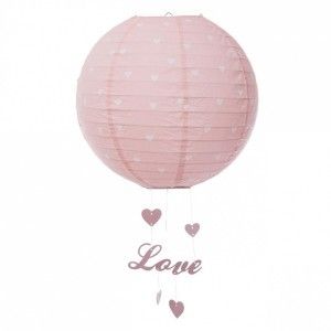 Image de Lanterne Boule Love Rose