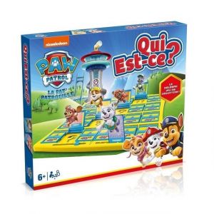 Winning Moves Jeu De Societe Qui Est Ce ? Edition Pat Patrouille - Avec 24 Chiens, Heros Dessin Anime A Deviner - Version Fr - Set Enfant + Carte