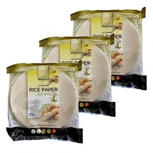 Lot 3X Feuille de riz - galette de riz diamètre 22cm - environ 45 feuilles - sachet 500g
