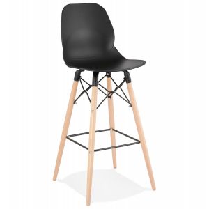 Image de Alter Ego Tabouret de bar design 'COSMIK' noir style scandinave