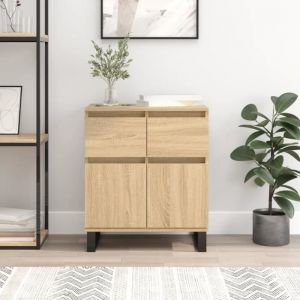 VidaXL Buffet Chêne sonoma 60x35x70 cm Bois d'ingénierie 831127