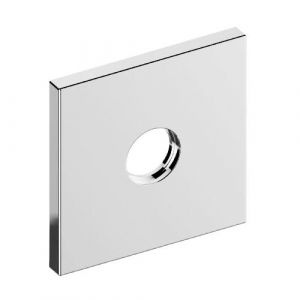 Keuco IXMO Rosace murale pour becs d&eacute;verseurs et raccordement de flexibles, carr&eacute;e, 59545010092,