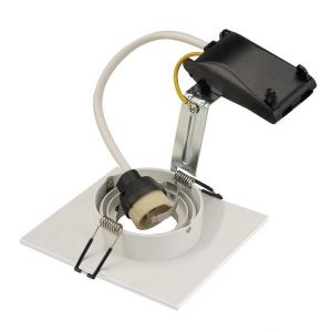 SLV Spot encastrable Ampoule halogène, LED GU10 113451 50 W blanc (mat)