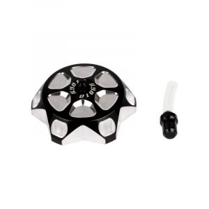 Kyoto Bouchon de réservoir noir avec valve de mise à l’air pour Ya