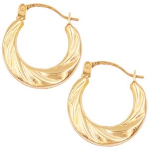 Boucles oreilles L'atelier D'azur Boucles d'Oreilles Créoles Or Jaune - Femme - Couleur Unique - Taille Doré