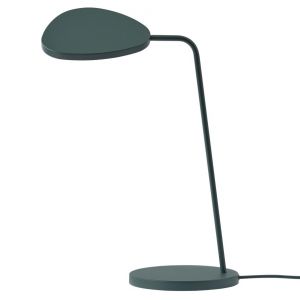 Muuto Leaf - Lampe de table LED - vert foncé/laqué/H: 41,5cm