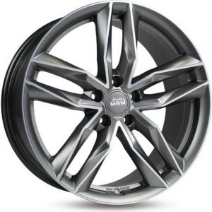 Mam Jante 19" RS3 - 8.5x19 5x114.3 ET45 alésage 72.6 MATT PALLADIUM FRONT POLISH